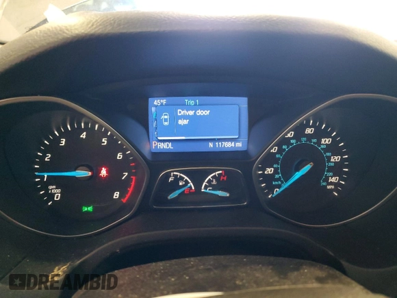 2014 Ford Focus SE with VIN 1FADP3K28EL188565, listed as a Copart auction lot 45162475 with 117,684 mi miles and Clean Title. Bid and sale history available at carsss.com. Image 9.