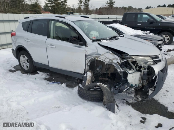 2013 Toyota RAV4 LE with VIN JTMBFREVXDD015216, listed as a Copart auction lot 44687235 with 123,963 mi miles and Salvage Title. Bid and sale history available at carsss.com. Image 4.