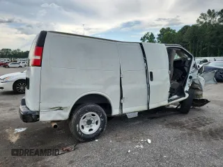 2019 Chevrolet Express Cargo with VIN 1GCWGAFG1K1142337, listed as a Copart auction lot 61009095 with Not provided miles and Salvage title. Bid and sale history available at DreamBid. Image 3.