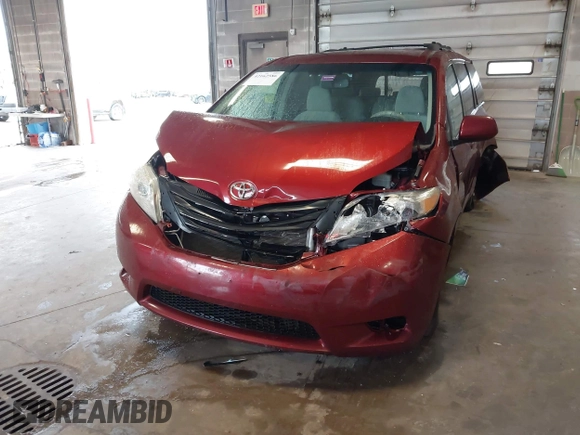 2012 Toyota Sienna LE AAS with VIN 5TDKK3DC5CS277303, listed as a IAAI auction lot 42162586 with 128,656 mi miles and . Bid and sale history available at DreamBid. Image 12.