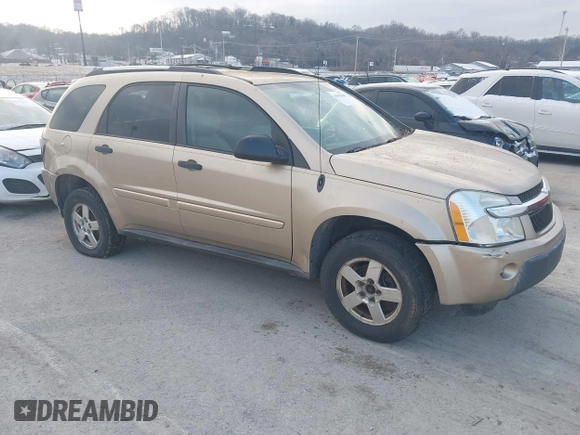 2005 Chevrolet Equinox LS with VIN 2CNDL13F456170564, listed as a IAAI auction lot 41559640 with 308,340 mi miles. Bid and sale history available at carsss.com. Image 1.