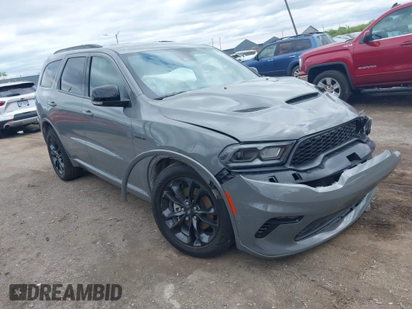 2023 Dodge Durango R/T with VIN 1C4SDJCT5PC551011, listed as a IAAI auction lot 42336477 with 39,754 mi miles and . Bid and sale history available at DreamBid. Image 1.