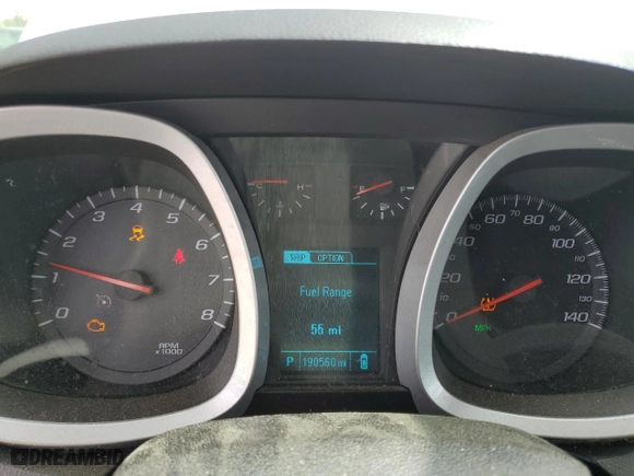 2013 Chevrolet Equinox LT with VIN 2GNALPEK7D6359557, listed as a Copart auction lot 52957895 with 190,560 mi miles and Clean Title. Bid and sale history available at carsss.com. Image 9.