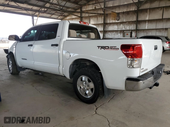 2010 Toyota Tundra with VIN 5TFEY5F13AX081869, listed as a Copart auction lot 58981615 with Not provided miles and Salvage title. Bid and sale history available at DreamBid. Image 2.