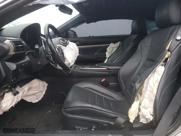 2016 Lexus RC 200t with VIN JTHHA5BC0G5003724, listed as a Copart auction lot 43280825 with 123,171 mi miles and Salvage Title. Bid and sale history available at carsss.com. Image 7.