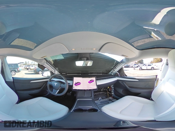 2024 Tesla Model Y Long Range with VIN 7SAYGAEE5RF064240, listed as a Copart auction lot 46349625 with 26,648 mi miles and Salvage title. Bid and sale history available at DreamBid. Image 11.