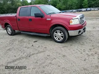 2007 Ford F-150 XLT with VIN 1FTPW12V77FA68590, listed as a Copart auction lot 56565435 with 196,268 mi miles and Salvage title. Bid and sale history available at DreamBid. Image 13.