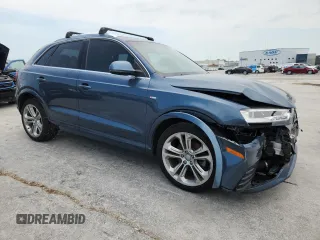 2018 Audi Q3 Premium Plus with VIN WA1JCCFS9JR014346, listed as a Copart auction lot 57994735 with 112,426 mi miles and Salvage title. Bid and sale history available at DreamBid. Image 4.