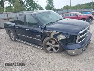 2015 Ram 1500 Big Horn with VIN 1C6RR7LG8FS628634, listed as a IAAI auction lot 42295114 with 129,333 mi miles and . Bid and sale history available at DreamBid. Image 1.