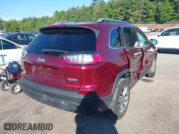 2019 Jeep Cherokee Latitude Plus with VIN 1C4PJMLB1KD191245, listed as a IAAI auction lot 42288666 with 110,720 mi miles and . Bid and sale history available at DreamBid. Image 4.