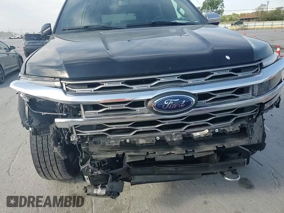 2022 Ford Expedition Platinum with VIN 1FMJU1MT4NEA39649, listed as a Copart auction lot 52614555 with 44,544 mi miles and Salvage title. Bid and sale history available at DreamBid. Image 15.