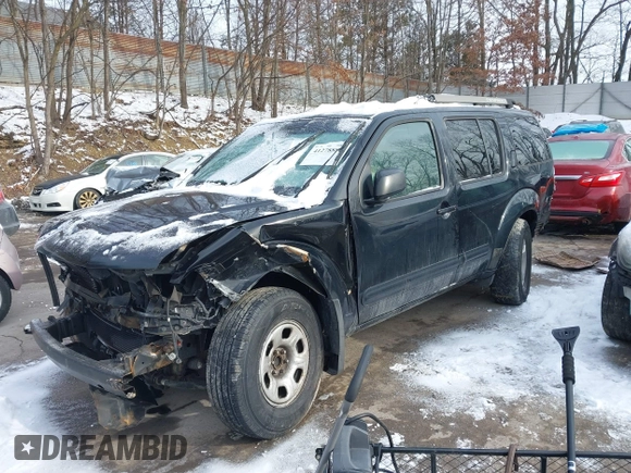 2005 Nissan Pathfinder SE with VIN 5N1AR18U85C756782, listed as a IAAI auction lot 41278886 with 209,555 mi miles. Bid and sale history available at carsss.com. Image 18.