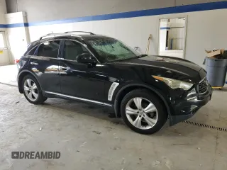 2010 Infiniti FX with VIN JN8AS1MW9AM850436, listed as a Copart auction lot 60879665 with 162,200 mi miles and Salvage title. Bid and sale history available at DreamBid. Image 4.