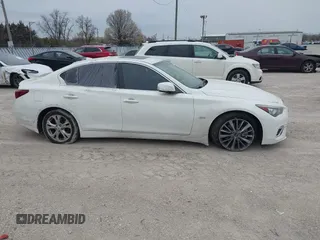 2019 Infiniti Q50 Luxe with VIN JN1EV7AP5KM512511, listed as a IAAI auction lot 42039355 with Not provided miles and . Bid and sale history available at DreamBid. Image 13.