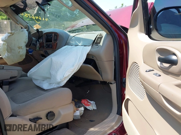 2003 Ford F-150 XLT with VIN 1FTRW08L63KA54240, listed as a IAAI auction lot 42646280 with Not provided miles and . Bid and sale history available at DreamBid. Image 5.