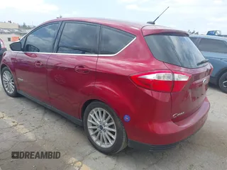 2013 Ford C-Max SEL with VIN 1FADP5BU8DL505854, listed as a IAAI auction lot 42121091 with Not Provided miles. Bid and sale history available at carsss.com. Image 3.