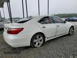 2012 Lexus LS 460 with VIN JTHBL5EF5C5110672, listed as a Copart auction lot 58844805 with 139,485 mi miles and Salvage title. Bid and sale history available at DreamBid. Image 3.
