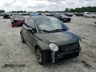 2016 FIAT 500 Sport with VIN 3C3CFFBRXGT155473, listed as a Copart auction lot 59304825 with 71,436 mi miles and Salvage title. Bid and sale history available at DreamBid. Image 13.
