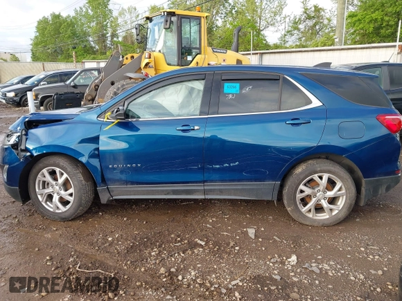 2020 Chevrolet Equinox LT with VIN 2GNAXUEV5L6173091, listed as a IAAI auction lot 42162891 with 43,468 mi miles and . Bid and sale history available at DreamBid. Image 14.