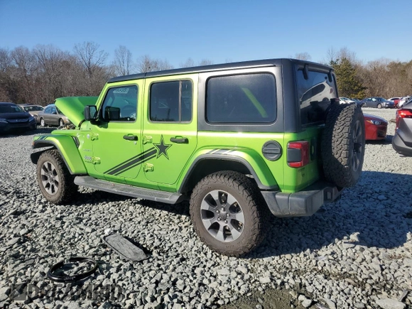 2019 Jeep Wrangler Unlimited Sahara with VIN 1C4HJXEN2KW510038, listed as a Copart auction lot 89243675 with 142,738 mi miles and Salvage title. Bid and sale history available at DreamBid. Image 2.