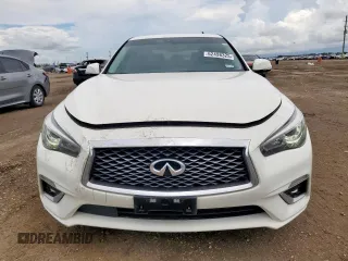 2020 Infiniti Q50 Luxe with VIN JN1EV7AP4LM206174, listed as a Copart auction lot 62498325 with 58,993 mi miles and Salvage title. Bid and sale history available at DreamBid. Image 5.