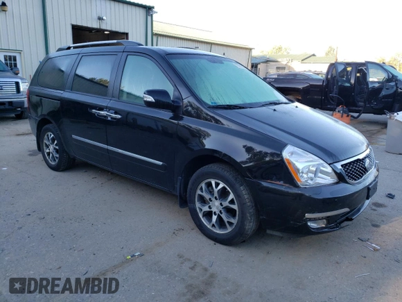 2014 Kia Sedona EX with VIN KNDMH4C71E6574136, listed as a Copart auction lot 72901614 with 115,516 mi miles and Salvage Title. Bid and sale history available at carsss.com. Image 4.