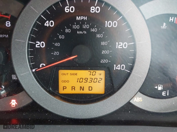 2007 Toyota RAV4 with VIN JTMZD33VX75072311, listed as a IAAI auction lot 41733832 with 109,302 mi miles. Bid and sale history available at carsss.com. Image 14.