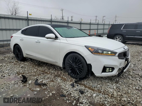 2018 Kia Cadenza Premium with VIN KNALC4J1XJ5103947, listed as a Copart auction lot 47964945 with 103,728 mi miles and Salvage Title. Bid and sale history available at carsss.com. Image 4.