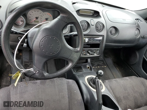 2000 Mitsubishi Eclipse RS with VIN 4A3AC34G2YE038345, listed as a Copart auction lot 68143674 with 223,846 mi miles and Salvage Title. Bid and sale history available at carsss.com. Image 8.