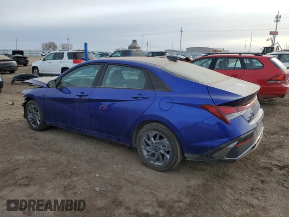 2024 Hyundai Elantra SEL with VIN KMHLM4DG0RU811458, listed as a Copart auction lot 49504685 with 16,163 mi miles and Salvage Title. Bid and sale history available at carsss.com. Image 2.