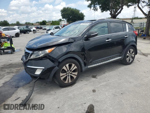 2012 Kia Sportage EX with VIN KNDPC3A21C7303209, listed as a Copart auction lot 58733605 with 189,587 mi miles and Salvage title. Bid and sale history available at DreamBid. Image 1.