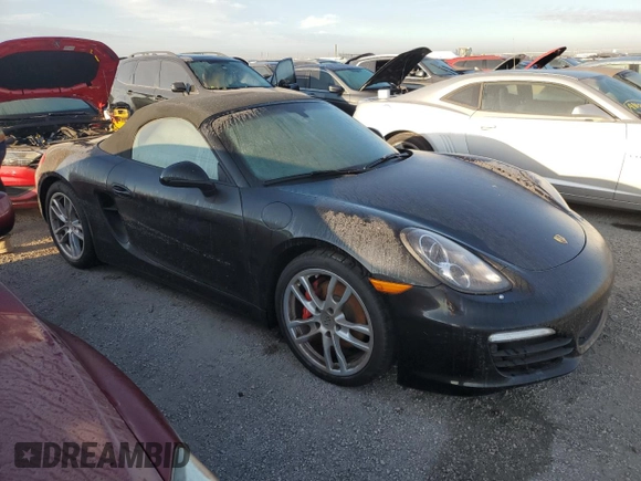 2013 Porsche Boxster S with VIN WP0CB2A89DS133728, listed as a Copart auction lot 73881104 with 0 mi miles and Non Repairable. Bid and sale history available at carsss.com. Image 4.