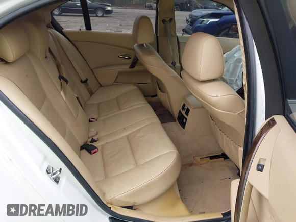 2007 BMW 5 Series 525i with VIN WBANE53547CW59197, listed as a IAAI auction lot 41867885 with 158,839 mi miles and . Bid and sale history available at carsss.com. Image 8.