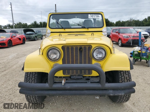 1983 Jeep CJ z VIN 1JCCM87AXDT028695, wystawiony jako Copart lot #74812184 z przebiegiem Nie podano mil oraz Szkoda całkowita • Salvage title. Historia ofert i sprzedaży dostępna na DreamBid. Obrazek 5.