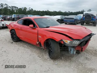 2016 Ford Mustang GT with VIN 1FA6P8CF6G5273046, listed as a Copart auction lot 52904165 with 121,095 mi miles and Salvage Title. Bid and sale history available at DreamBid. Image 4.