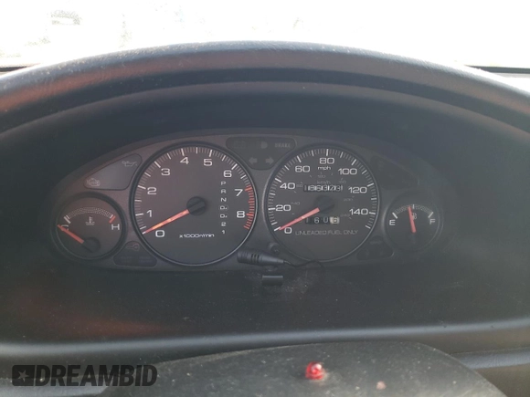 2000 Acura Integra SE with VIN JH4DC4460YS010735, listed as a Copart auction lot 43405505 with 186,323 mi miles and Salvage title. Bid and sale history available at DreamBid. Image 9.