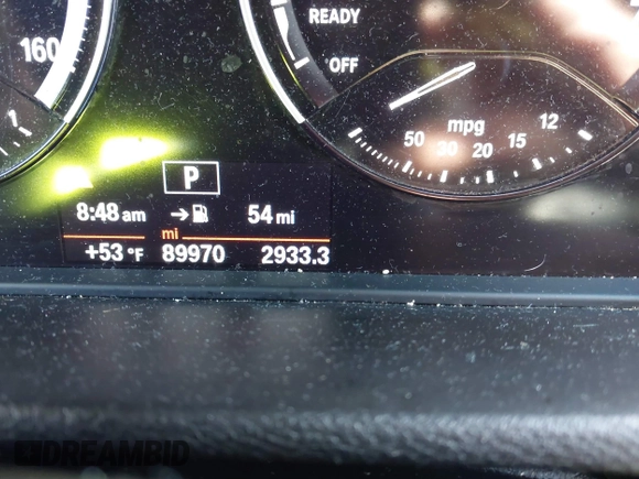 2018 BMW X1 xDrive28i with VIN WBXHT3C34J5L29714, listed as a IAAI auction lot 41825126 with 89,970 mi miles. Bid and sale history available at carsss.com. Image 7.