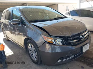 2015 Honda Odyssey EX-L z VIN 5FNRL5H68FB025338, wystawiony jako IAAI lot #41760096 z przebiegiem 181 252 mil mil oraz . Historia ofert i sprzedaży dostępna na DreamBid. Obrazek 1.