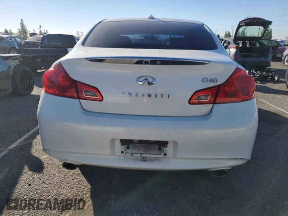 2015 Infiniti Q40 with VIN JN1CV6AP7FM500920, listed as a Copart auction lot 84274844 with 59,860 mi miles and Salvage Title. Bid and sale history available at carsss.com. Image 6.