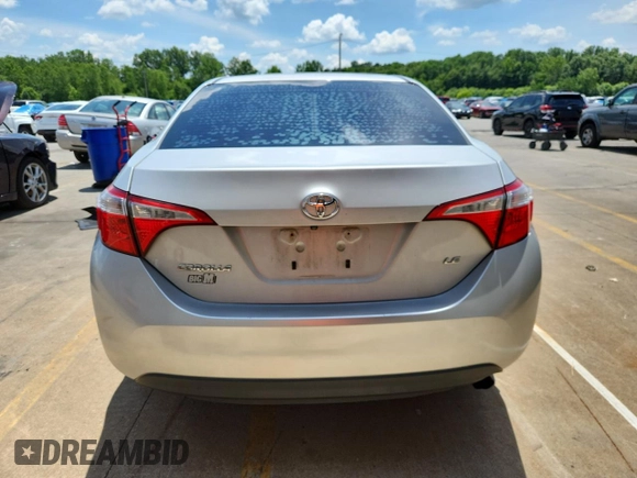 2014 Toyota Corolla L with VIN 2T1BURHE1EC058262, listed as a Copart auction lot 61843005 with 180,623 mi miles and Clean title. Bid and sale history available at DreamBid. Image 6.
