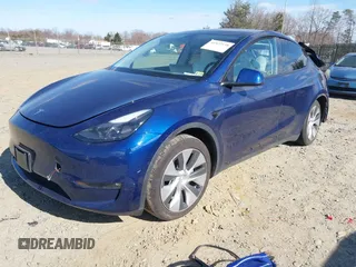 2023 Tesla Model Y Long Range with VIN 7SAYGDEE3PF674457, listed as a IAAI auction lot 41822138 with 43,901 mi miles. Bid and sale history available at carsss.com. Image 18.