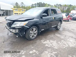 2014 Nissan Pathfinder Platinum with VIN 5N1AR2MM2EC654678, listed as a IAAI auction lot 41983035 with 140,989 mi miles and . Bid and sale history available at DreamBid. Image 17.