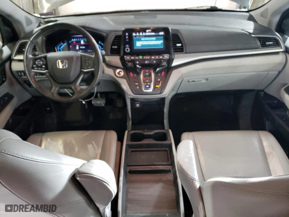 2018 Honda Odyssey EX-L with VIN 5FNRL6H77JB099535, listed as a Copart auction lot 44981785 with 95,090 mi miles and Salvage Title. Bid and sale history available at carsss.com. Image 8.