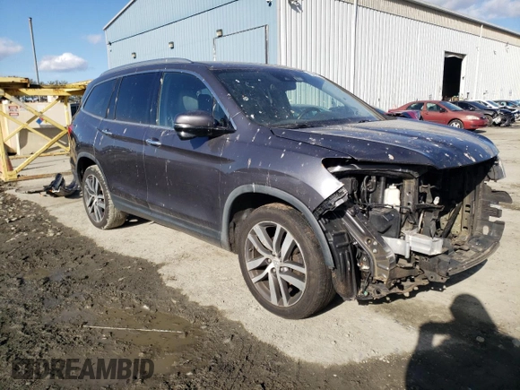 2016 Honda Pilot Touring with VIN 5FNYF6H94GB066943, listed as a Copart auction lot 43064615 with Not Provided miles and Salvage Title. Bid and sale history available at DreamBid. Image 4.
