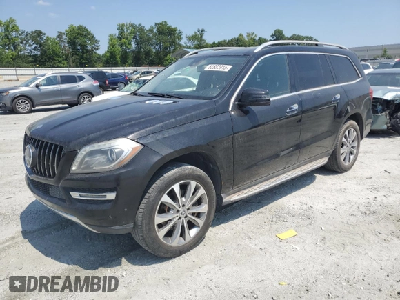 2014 Mercedes-Benz GL 450 with VIN 4JGDF7CE7EA317268, listed as a Copart auction lot 62883915 with 114,708 mi miles and Clean title. Bid and sale history available at DreamBid. Image 1.