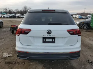 2023 Volkswagen Tiguan S with VIN 3VVRB7AX3PM016983, listed as a Copart auction lot 85617494 with 35,500 mi miles and Salvage title. Bid and sale history available at DreamBid. Image 6.