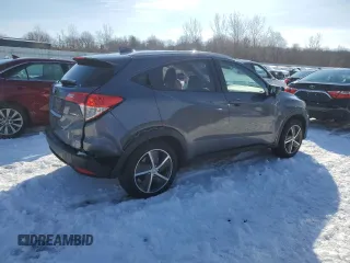 2022 Honda HR-V EX with VIN 3CZRU6H5XNM775421, listed as a Copart auction lot 42942435 with 25,832 mi miles and Salvage Title. Bid and sale history available at DreamBid. Image 3.