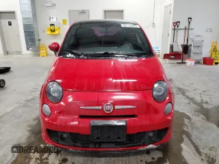 2013 FIAT 500 Turbo with VIN 3C3CFFHH3DT590801, listed as a Copart auction lot 52775845 with 119,252 mi miles and Salvage Title. Bid and sale history available at carsss.com. Image 5.