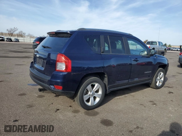 2012 Jeep Compass Sport with VIN 1C4NJDBB0CD623897, listed as a Copart auction lot 53256855 with 118,891 mi miles and Salvage Title. Bid and sale history available at carsss.com. Image 3.