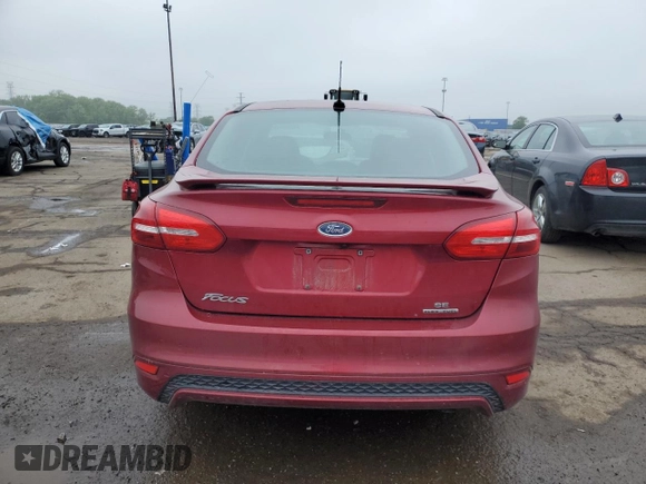 2016 Ford Focus SE with VIN 1FADP3F29GL371860, listed as a Copart auction lot 57687795 with 77,269 mi miles and Clean title. Bid and sale history available at DreamBid. Image 6.